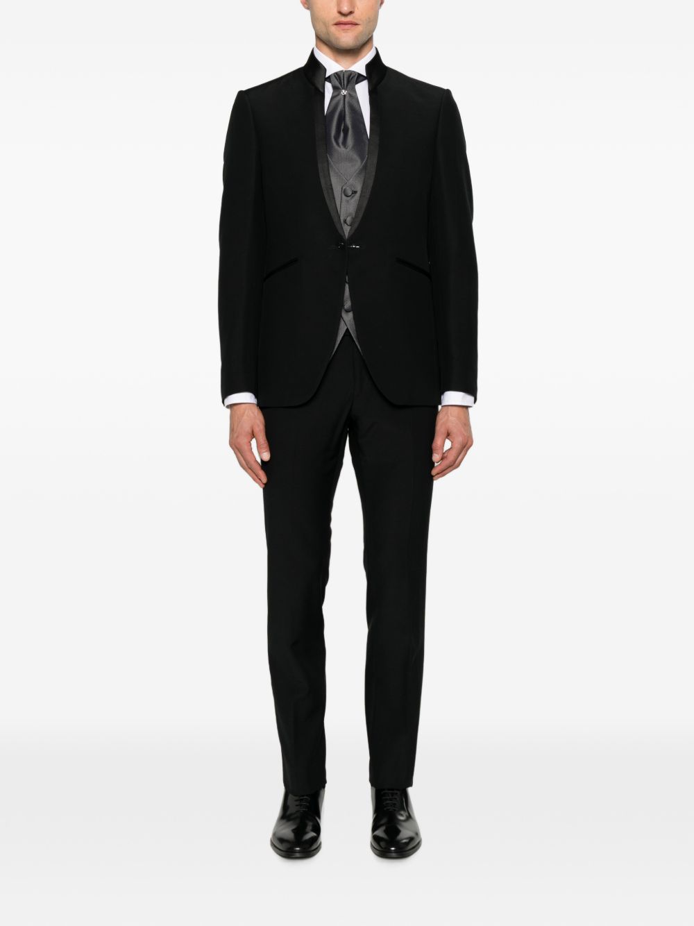 999 Abito Nero C/coreano C/accessorio 44JX145L107480 999 CARLO PIGNATELLI