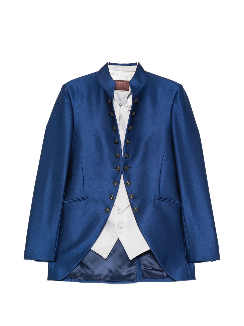 693 Smoking Bluette C/coreano+bottoni Gioiello+accessori 44JX175C106150 BLUETTE CARLO PIGNATELLI
