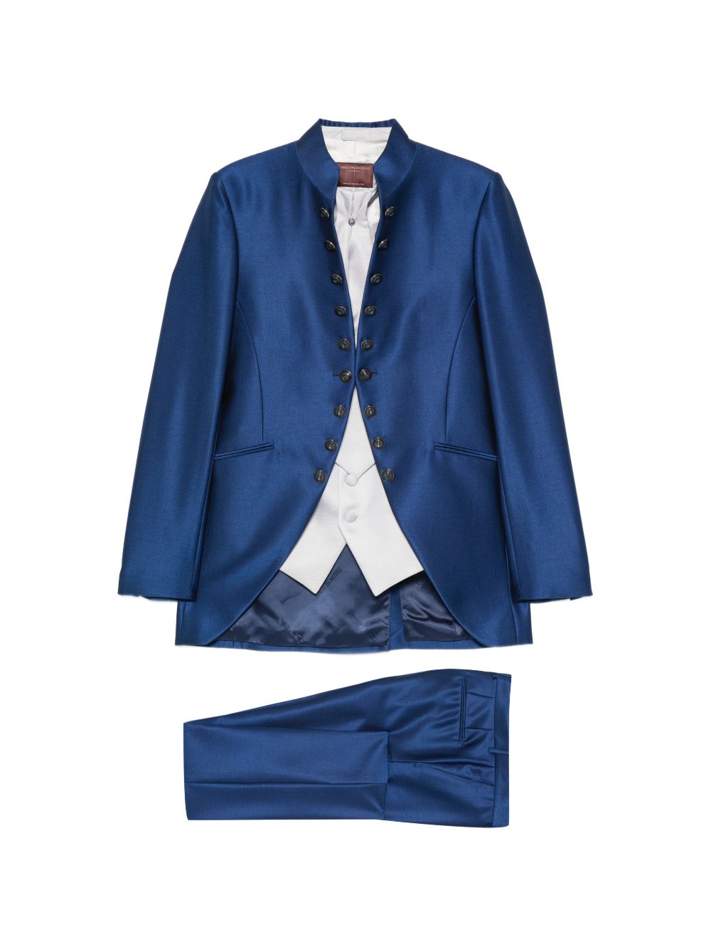 693 Smoking Bluette C/coreano+bottoni Gioiello+accessori 44JX175C106150 BLUETTE CARLO PIGNATELLI