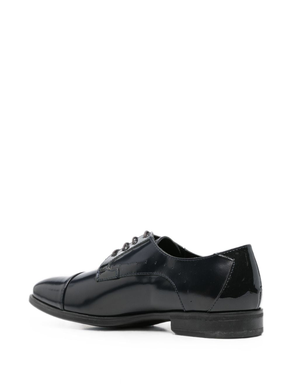 nero Scarpa Nera Spazzolata C/fori 44Z9553 BLU CARLO PIGNATELLI