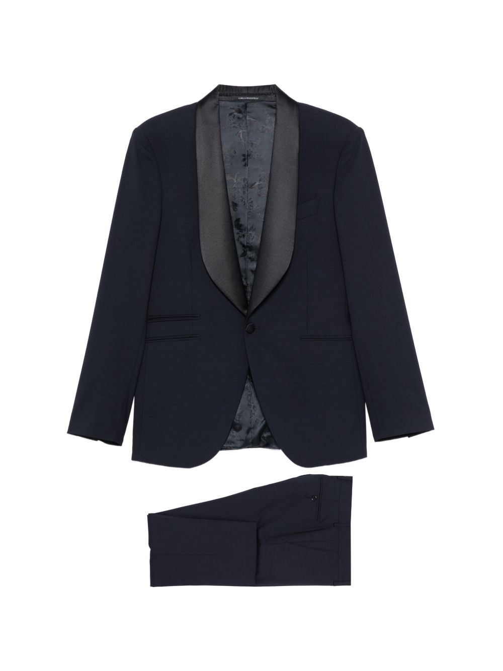 800 Abito Smoking Blu Navy C/sciallato 46UU891L107904 BLU CARLO PIGNATELLI