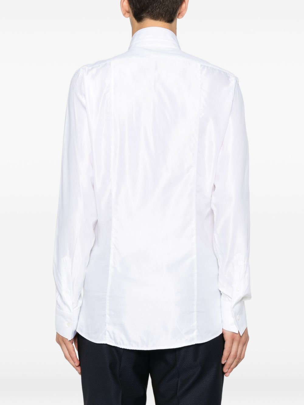 90 Camicia B.ca C/diplomatico C/ricamo B4CER45U0CP136 90 CARLO PIGNATELLI