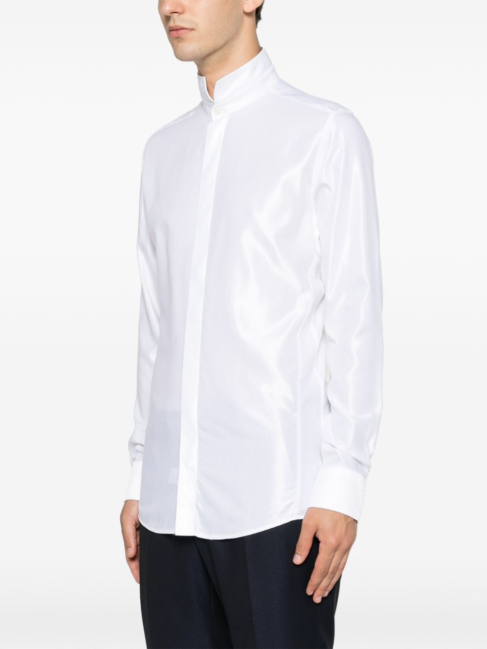 90 Camicia B.ca C/diplomatico C/ricamo B4CER45U0CP136 90 CARLO PIGNATELLI
