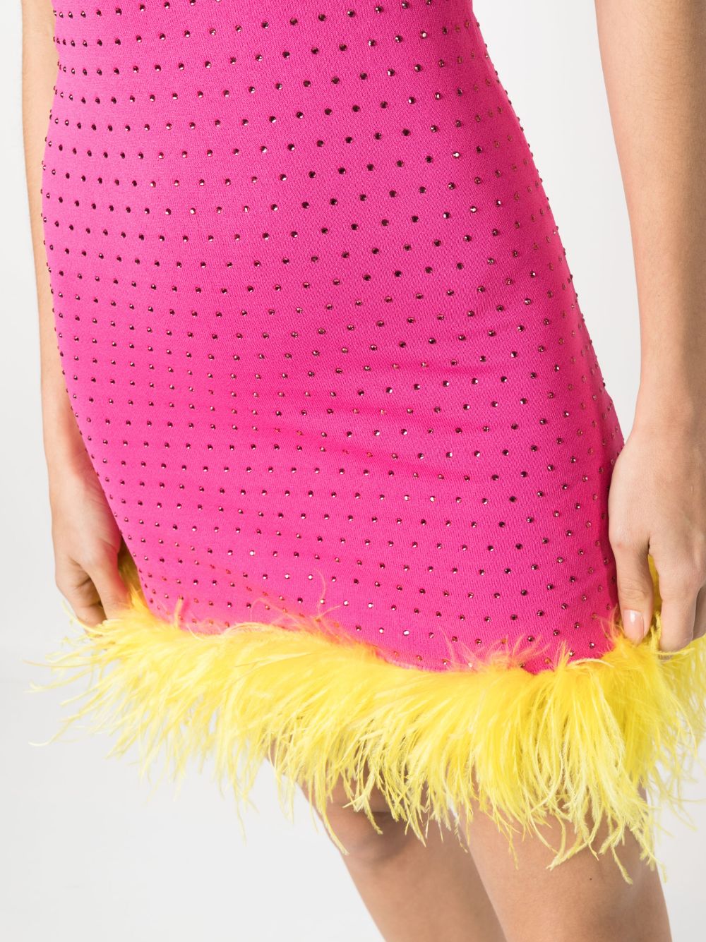 Abito Party fucsia con strass 74CBOM02CMH13 FUCSIA CHIARA FERRAGNI