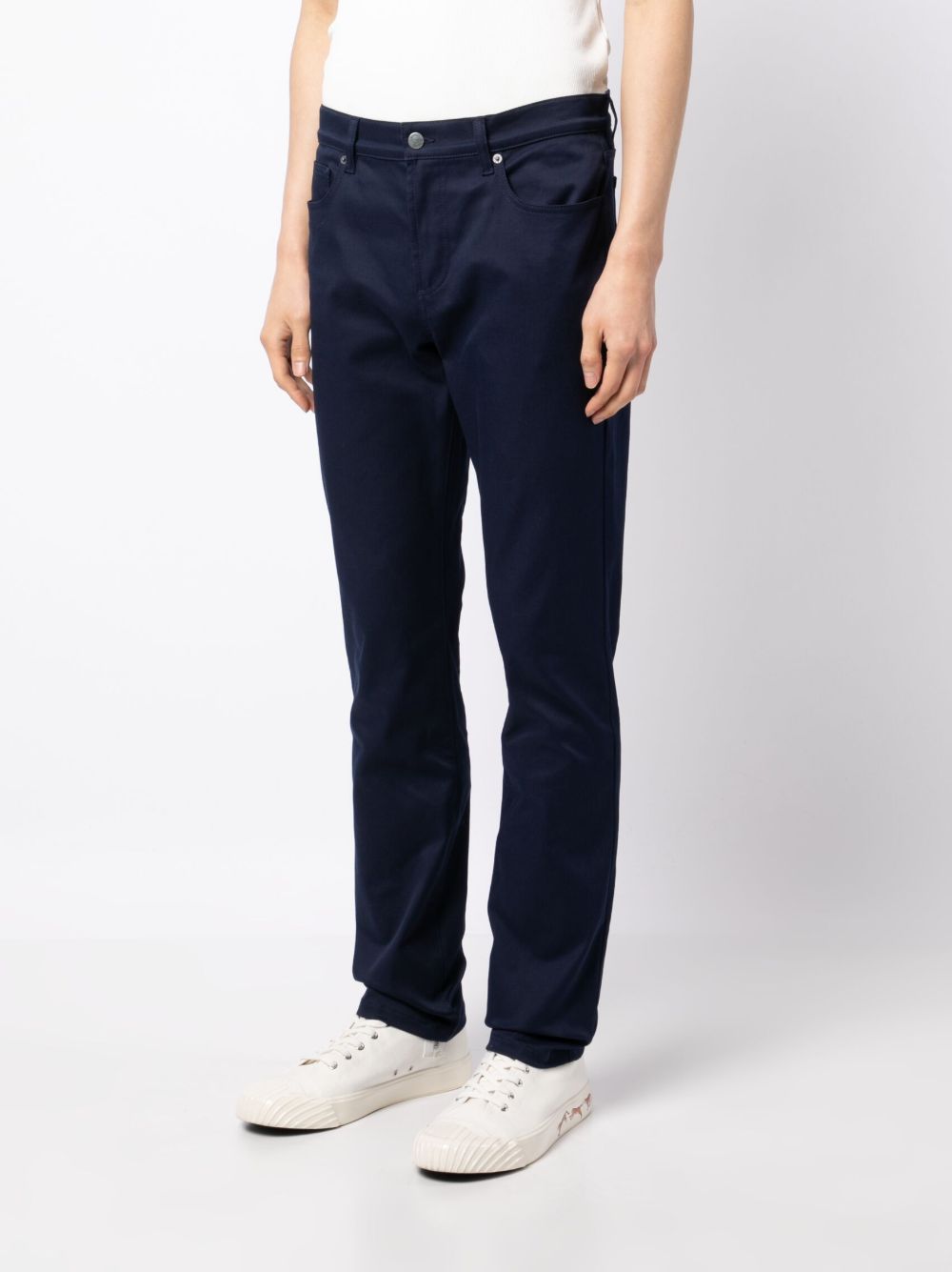 Pantalone blu etichetta logo sul retro A03302021 BLU MOSCHINO COUT