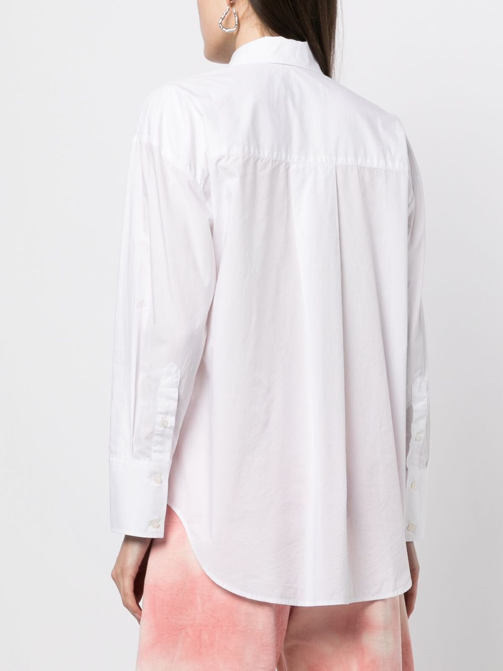 Camicia bianca bouquet 3442MDE17X 237125 BIANCA MSGM