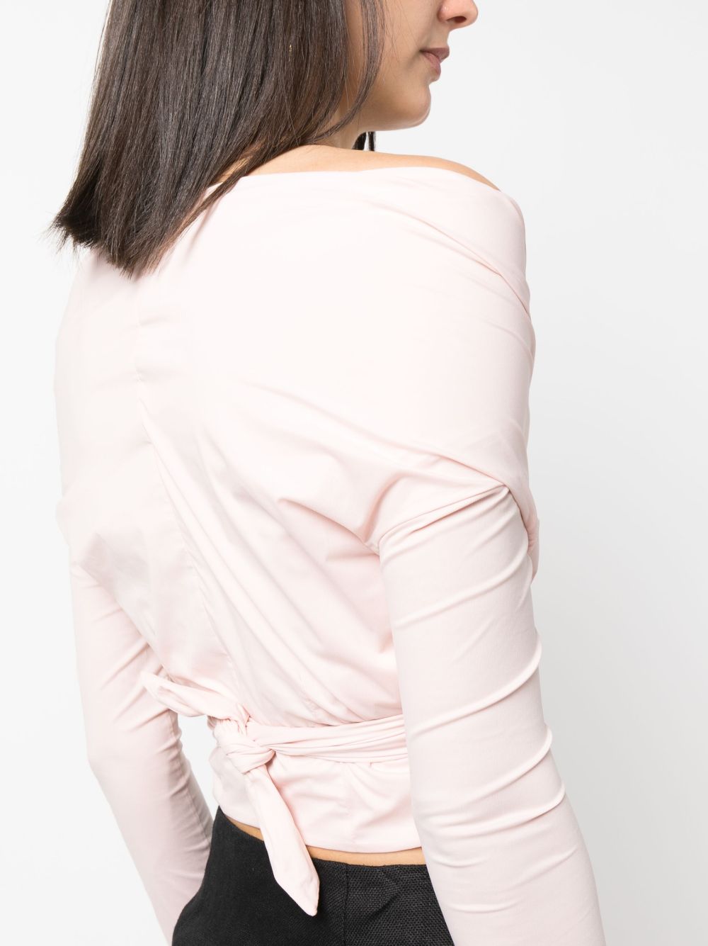 Top rosa con nodo A0209 2124 ROSA PHILOSOPHY DONNA