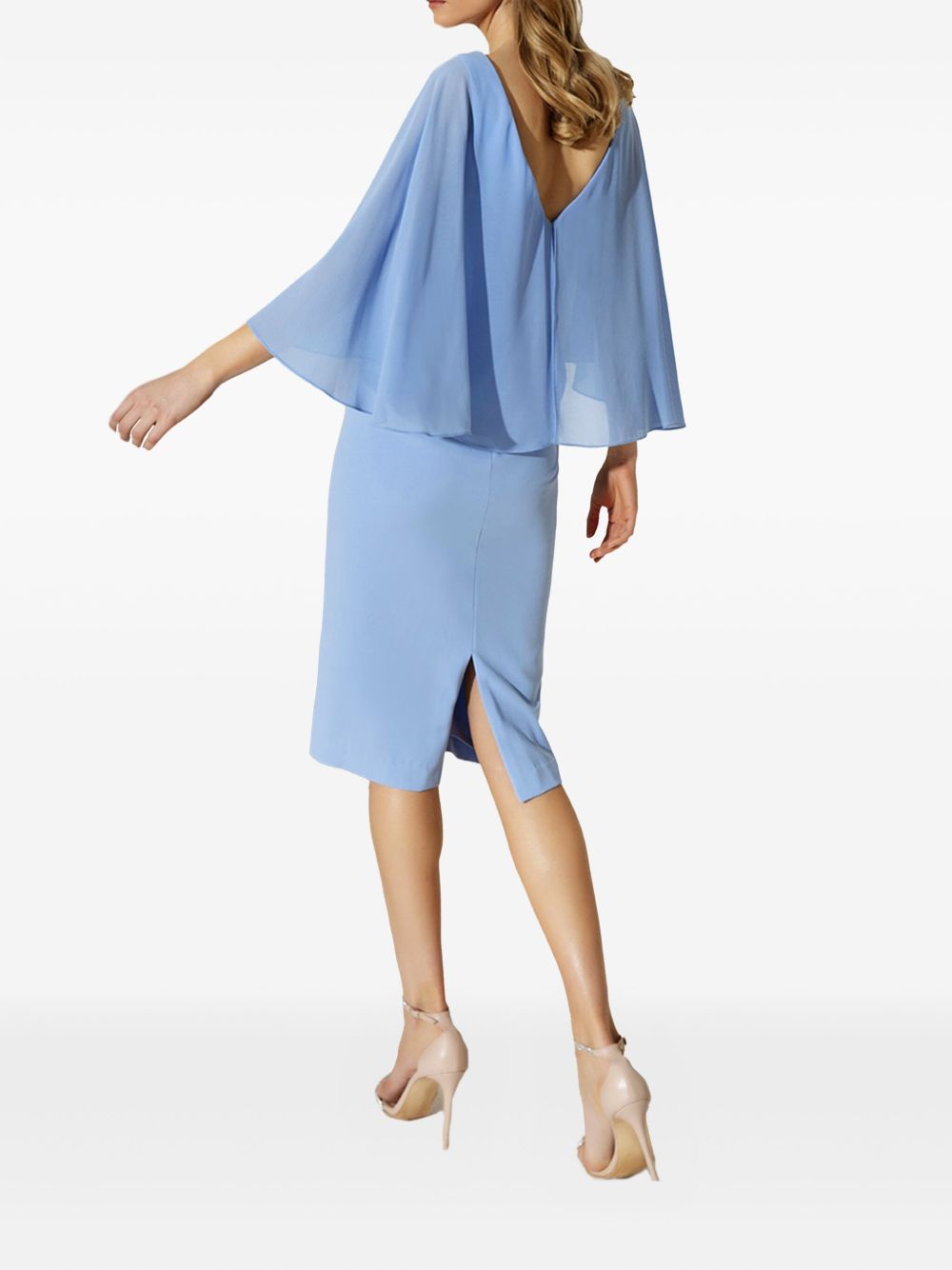 Abito midi azzurro <BR/> A4257 RAFBLUE ALLURE