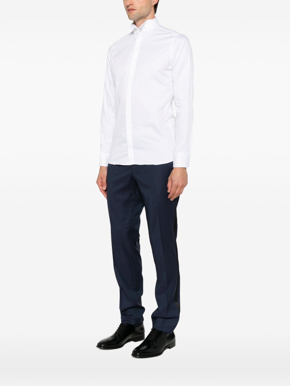 Camicia bianca B4RAY05U0CP134 20 CARLO PIGNATELLI