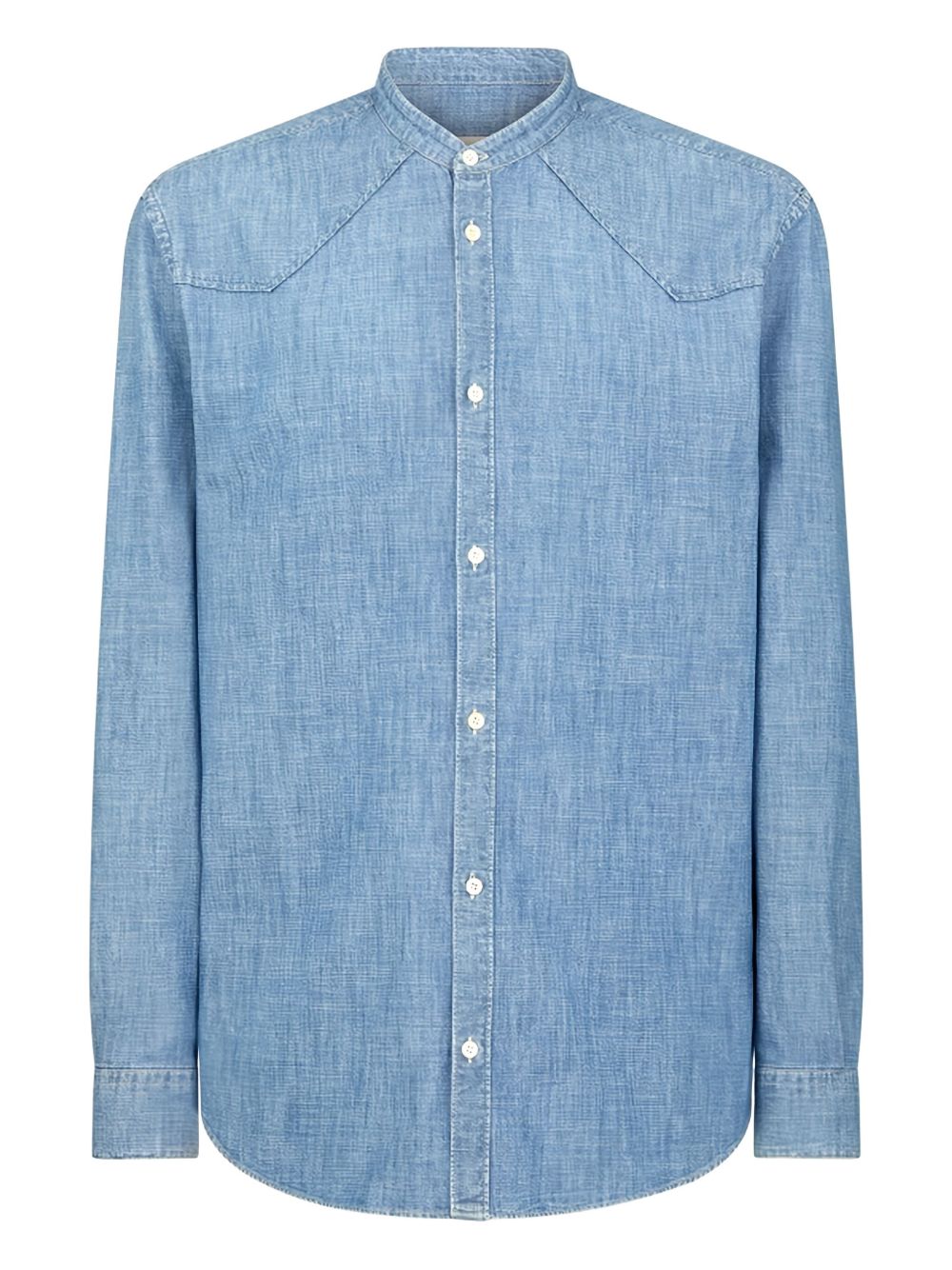 Camicia regular coreana blu denim UC302RDF0265HC2DU 800 DONDUP
