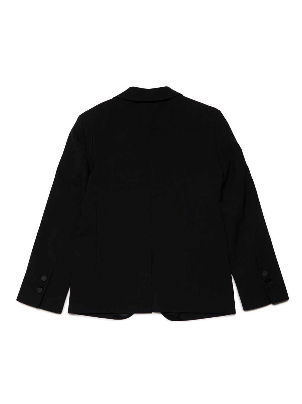 Giacca nera monopetto misto lana DQ2265D0A8A DQ900 DSQUARED KIDS