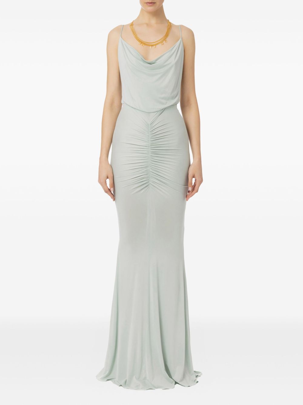 ABITO ACQUA CON ARRICCIATURA AB62842E2 BV9 ELISABETTA FRANCHI