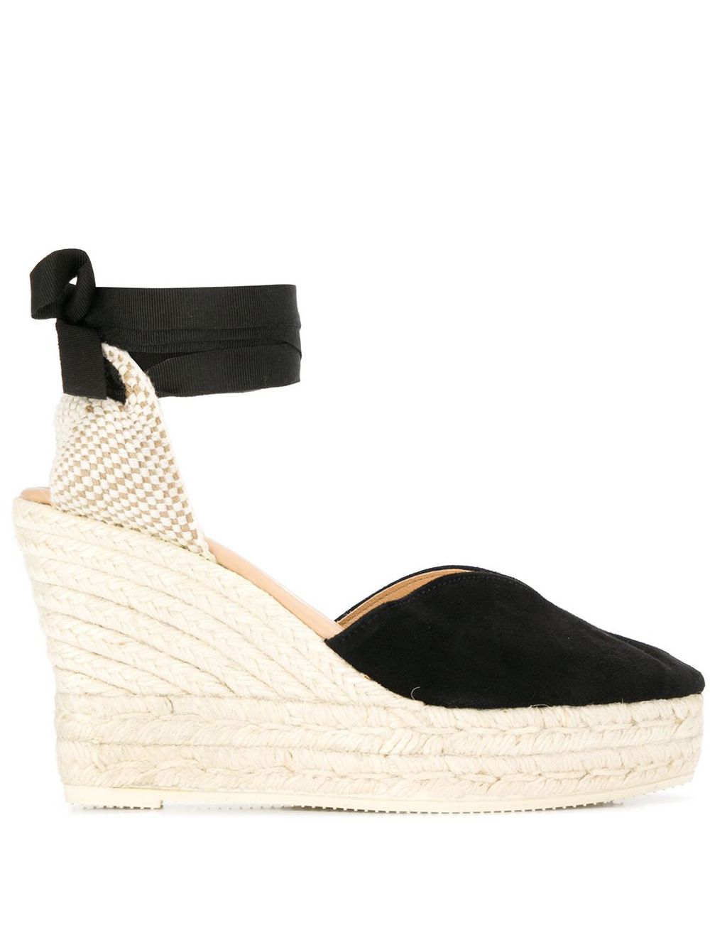Espadrillas Hamptons heart nero scamosciato K10WH BLACK MANEBI