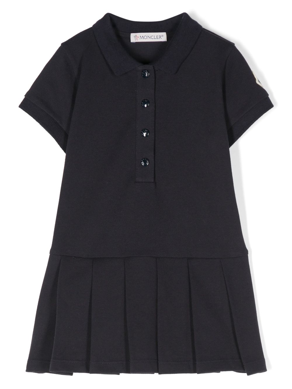 Abito neonata blu stile polo 9518I000018496F 778 MONCLER KIDS