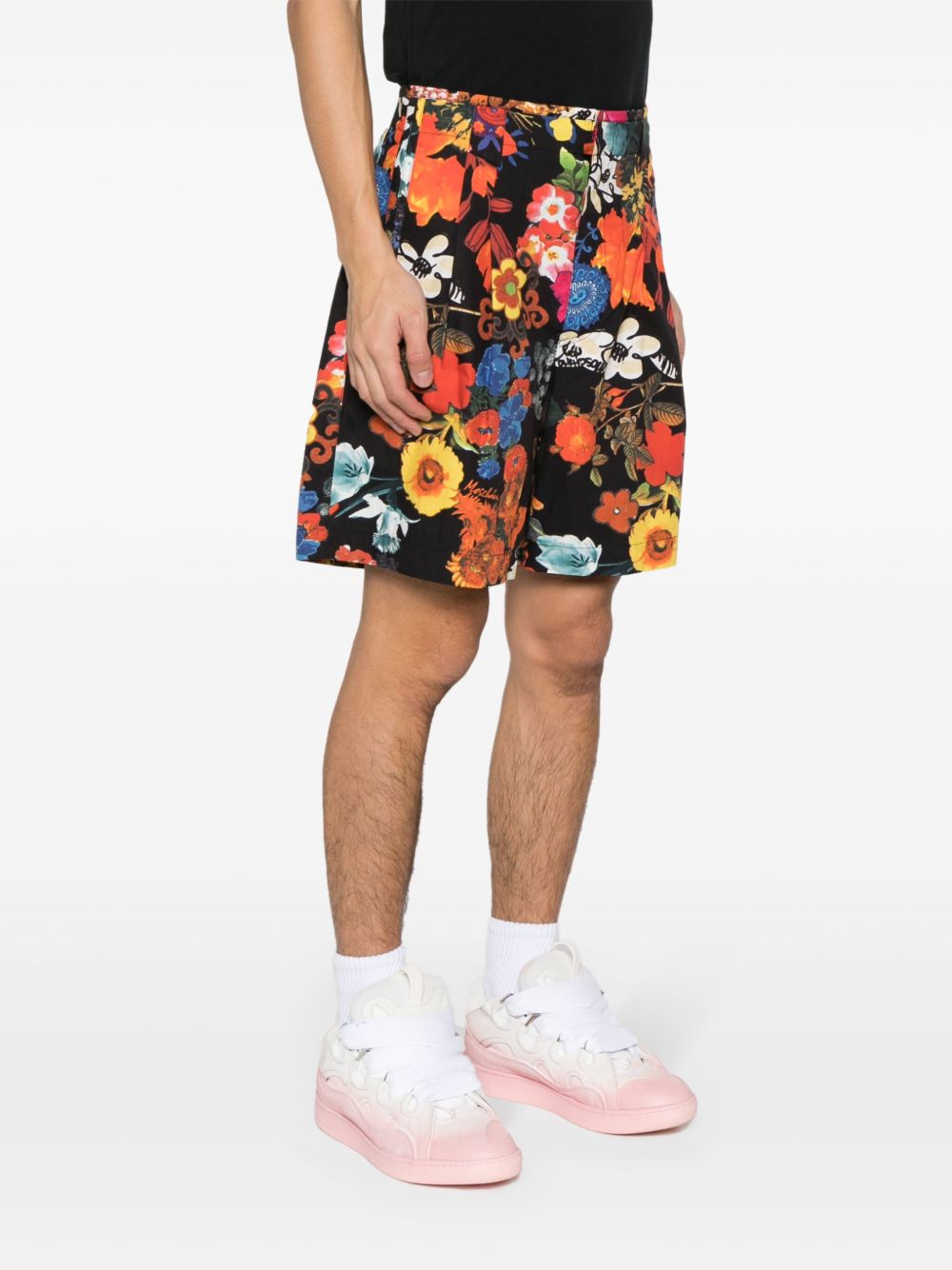 Bermuda multicolor stampa floreale<BR/> J03232054 1888 MOSCHINO