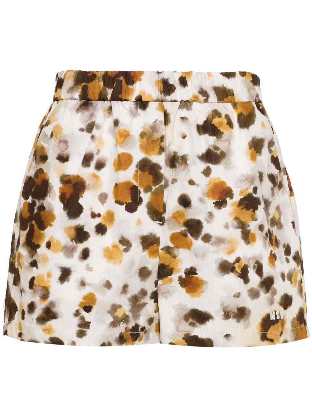 Short STAMPA "WATERCOLOR LEOPARD" 3641MDB11X247150 02 MSGM