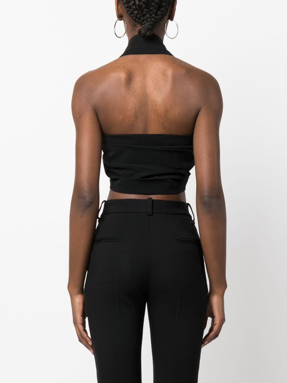 Top crop con reverse nero A08052126 0555 PHILOSOPHY DONNA