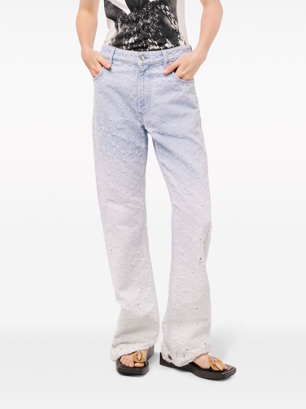 Denim sfumato effetto vissuto 24ECPA349CO0524 P188 RABANNE