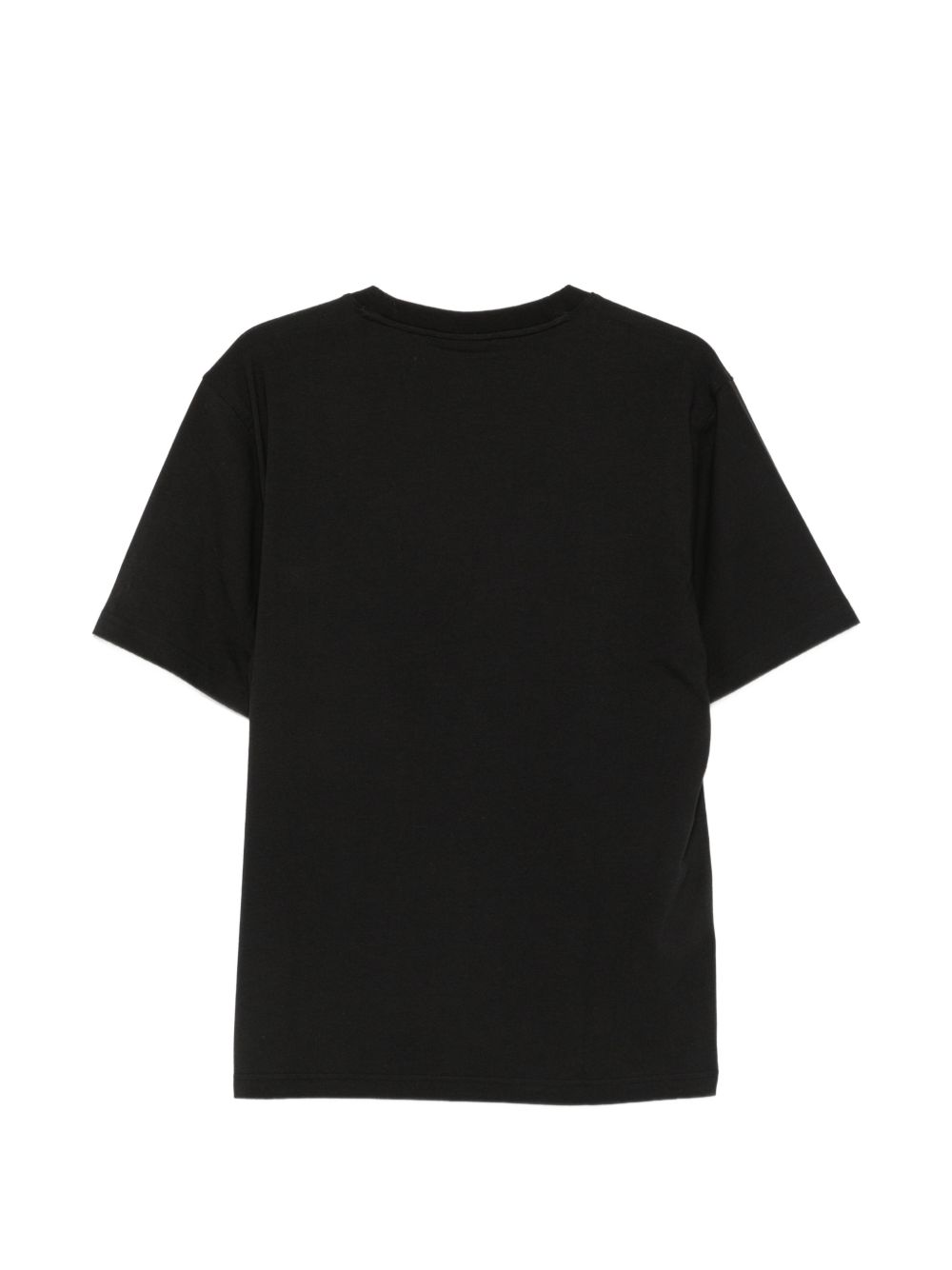 T-shirt Tunsil nera stampa logo quadrata 50535096 001 BOSS