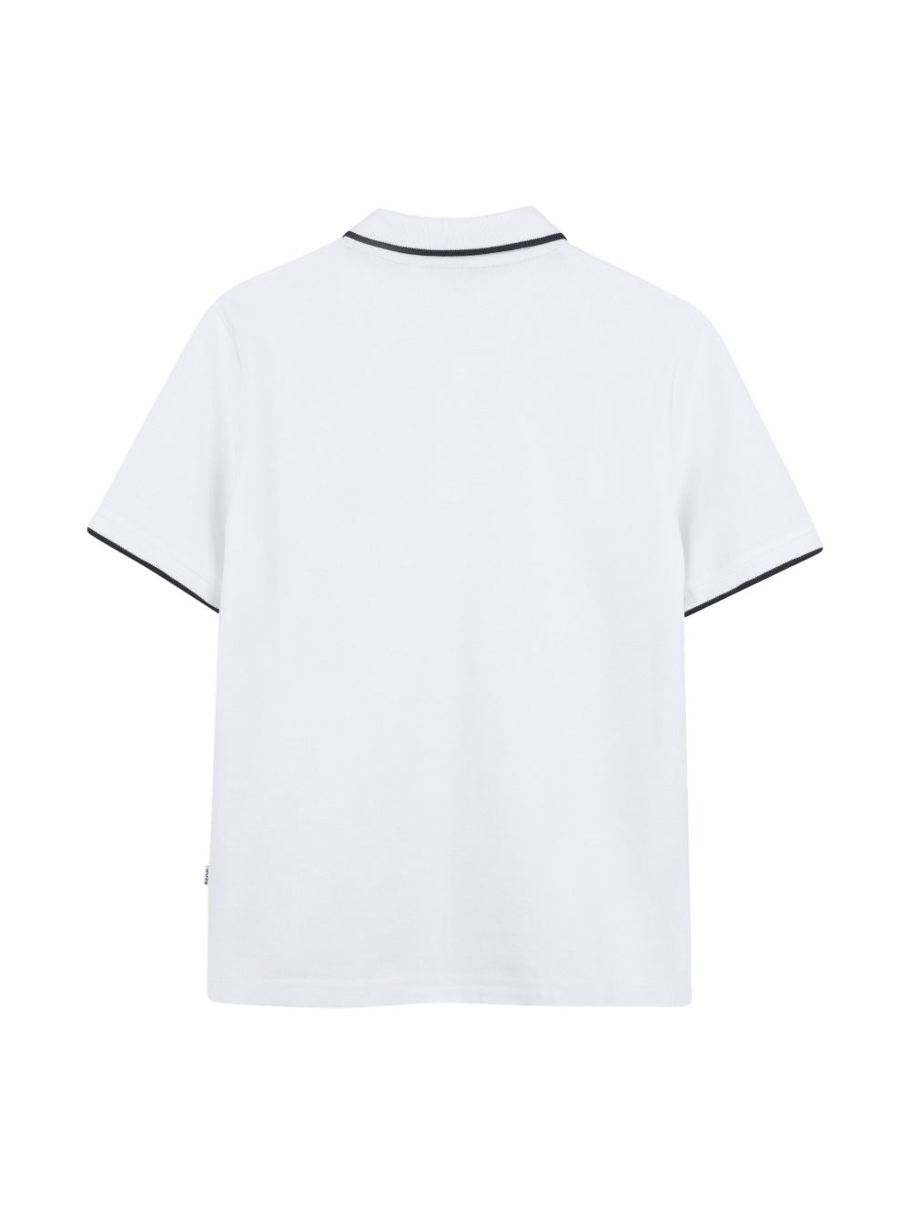 Polo bianca olri in contrasto J52012 10P BOSS KIDSWEAR