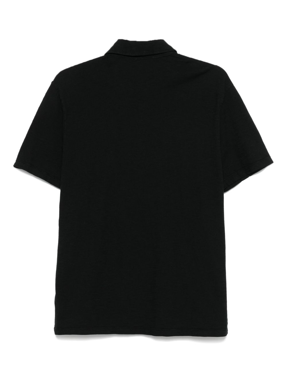 Polo nera in tessuto cotone US352JF0195UXXX 999 DONDUP