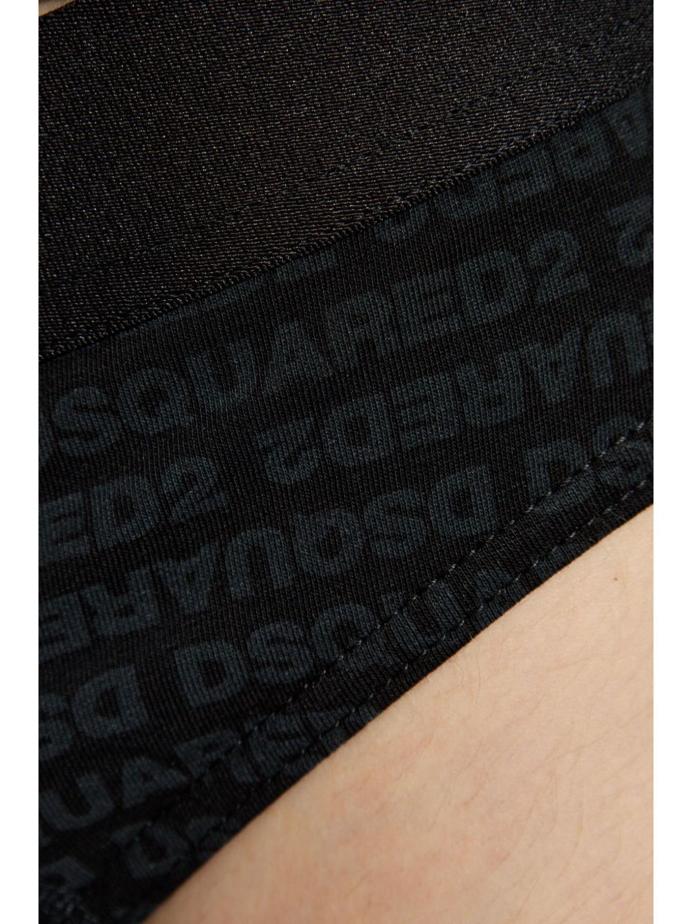 Set nero logo all-over (2pz) D9H135510 001 DSQUARED