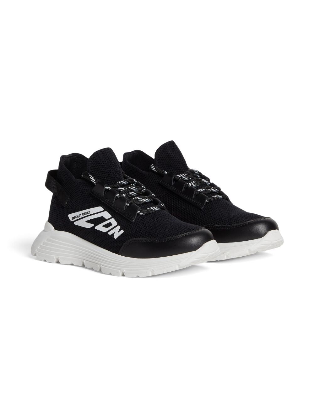 Sneakers nere in rete logo icon 80309 03 DSQUARED KIDS