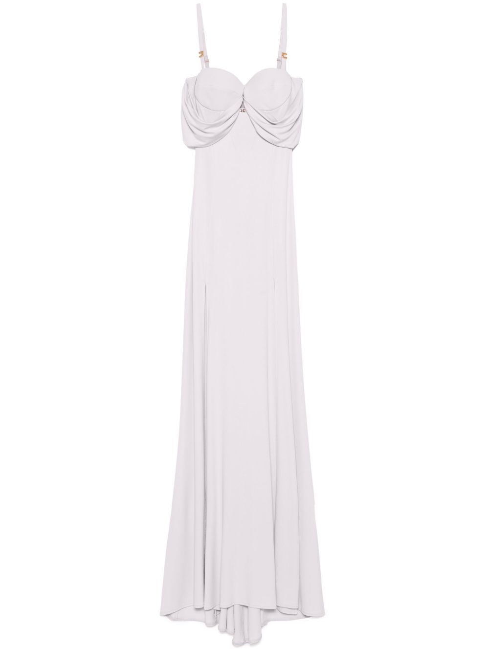 Abito Red Carpet in jersey crêpe con corsetto quarzo ABR0851E2 544 ELISABETTA FRANCHI