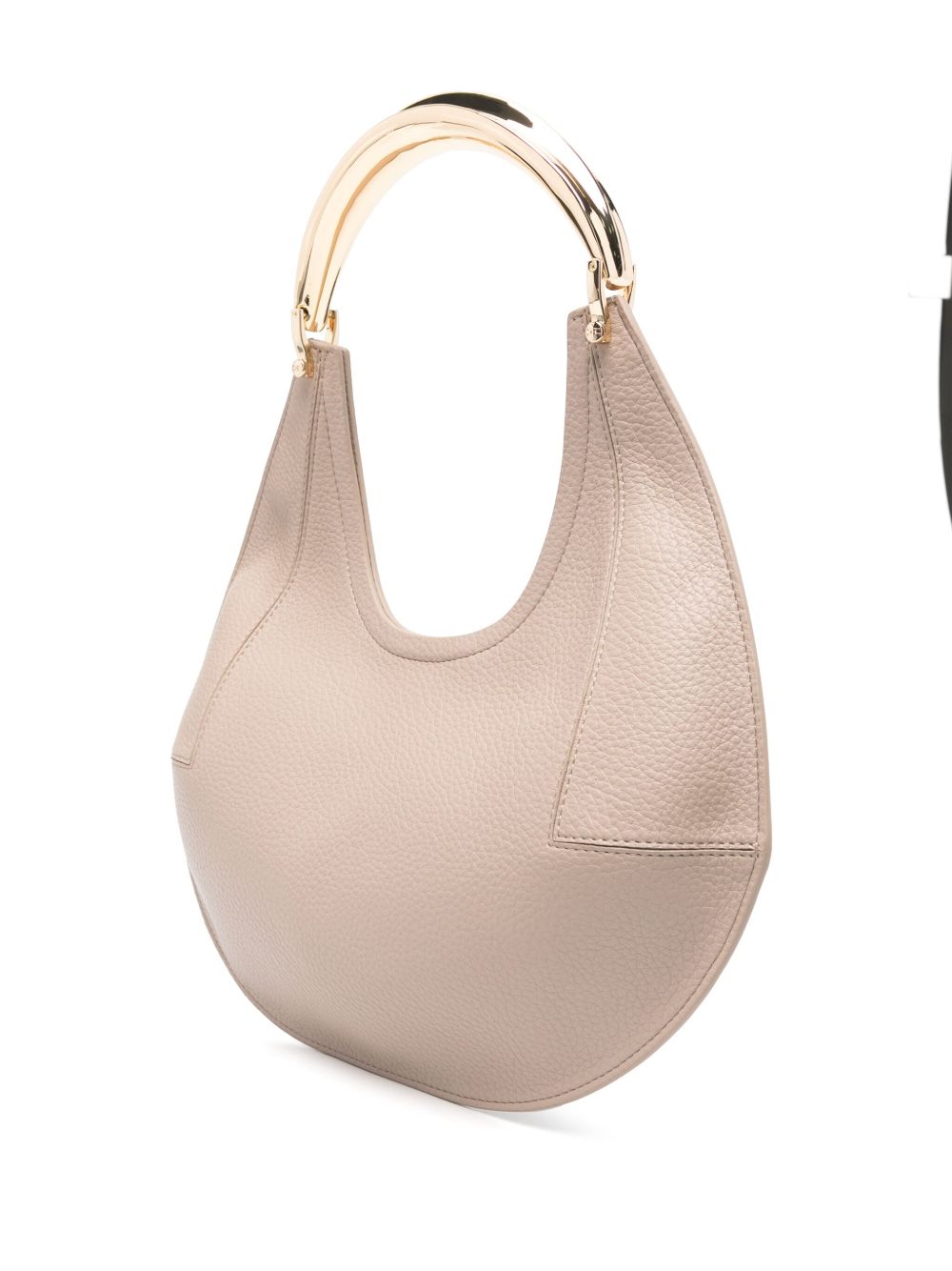 Borsa mezzaluna in pelle bottolata tortora BS86A52E2 DC4 ELISABETTA FRANCHI
