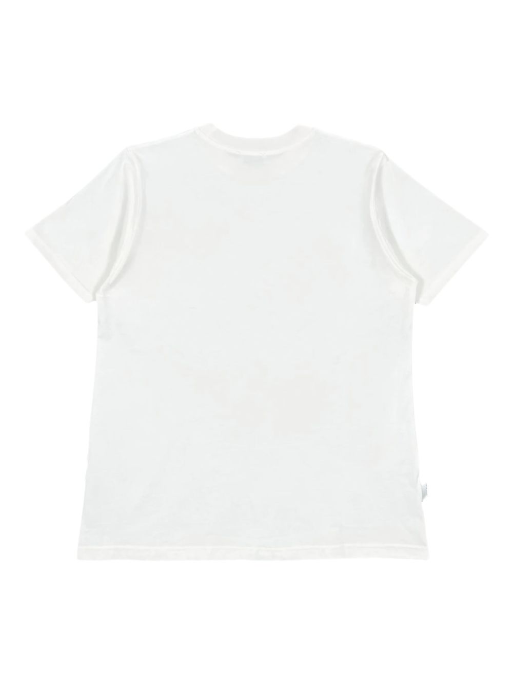 T-shirt bianca mini logo ricamo heart TS2504 WH FAMILY FIRST MILANO