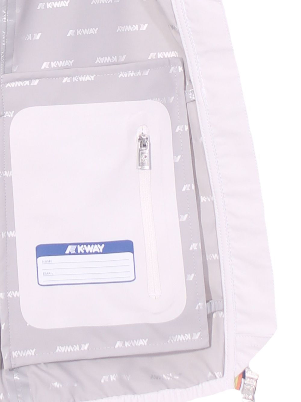 Giubbino lil stretch dot bianco K5127LW 001 K-WAY