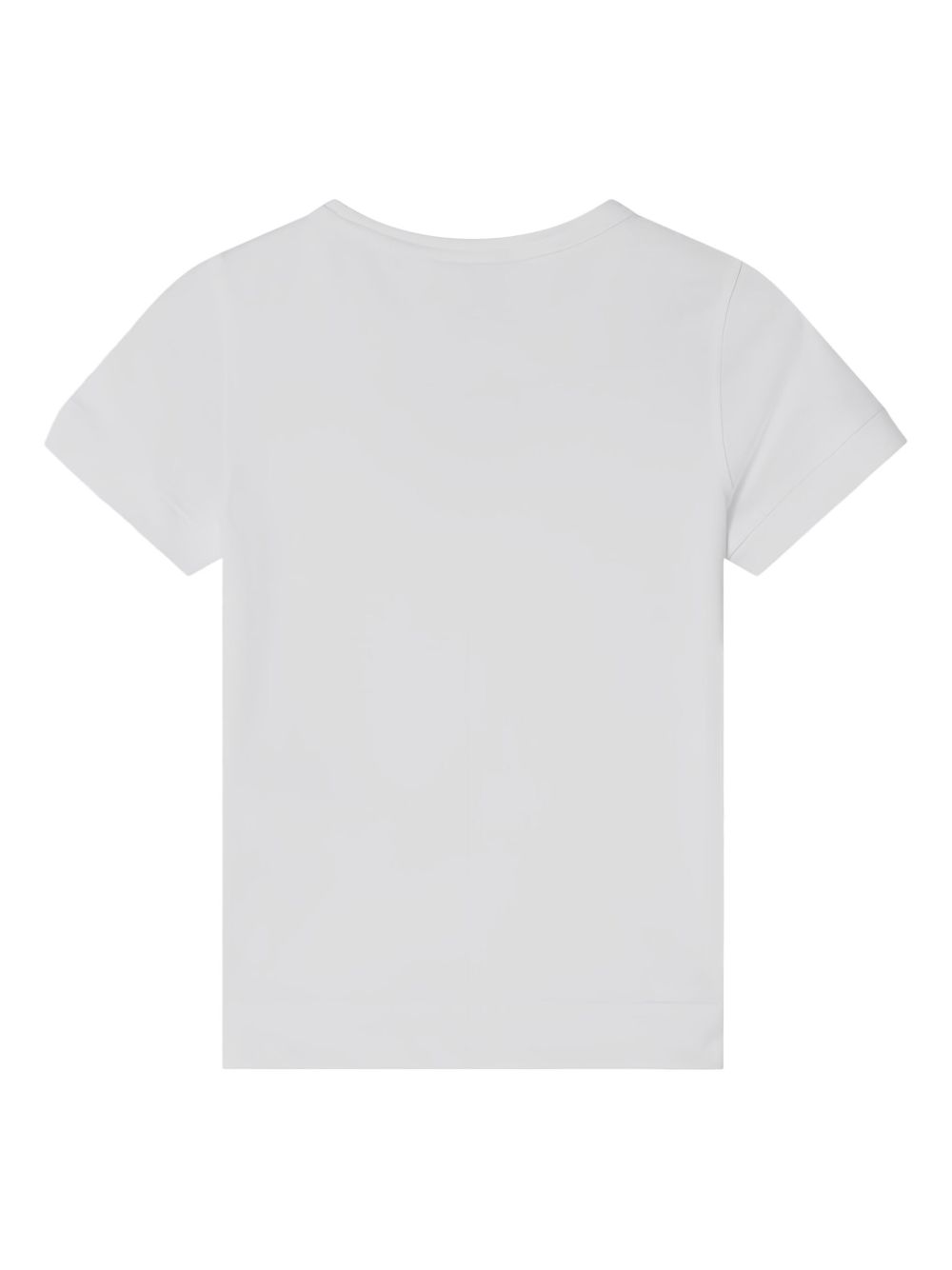 T-shirt bianca logo lettering multicolor K6127CW 001 K-WAY KIDS