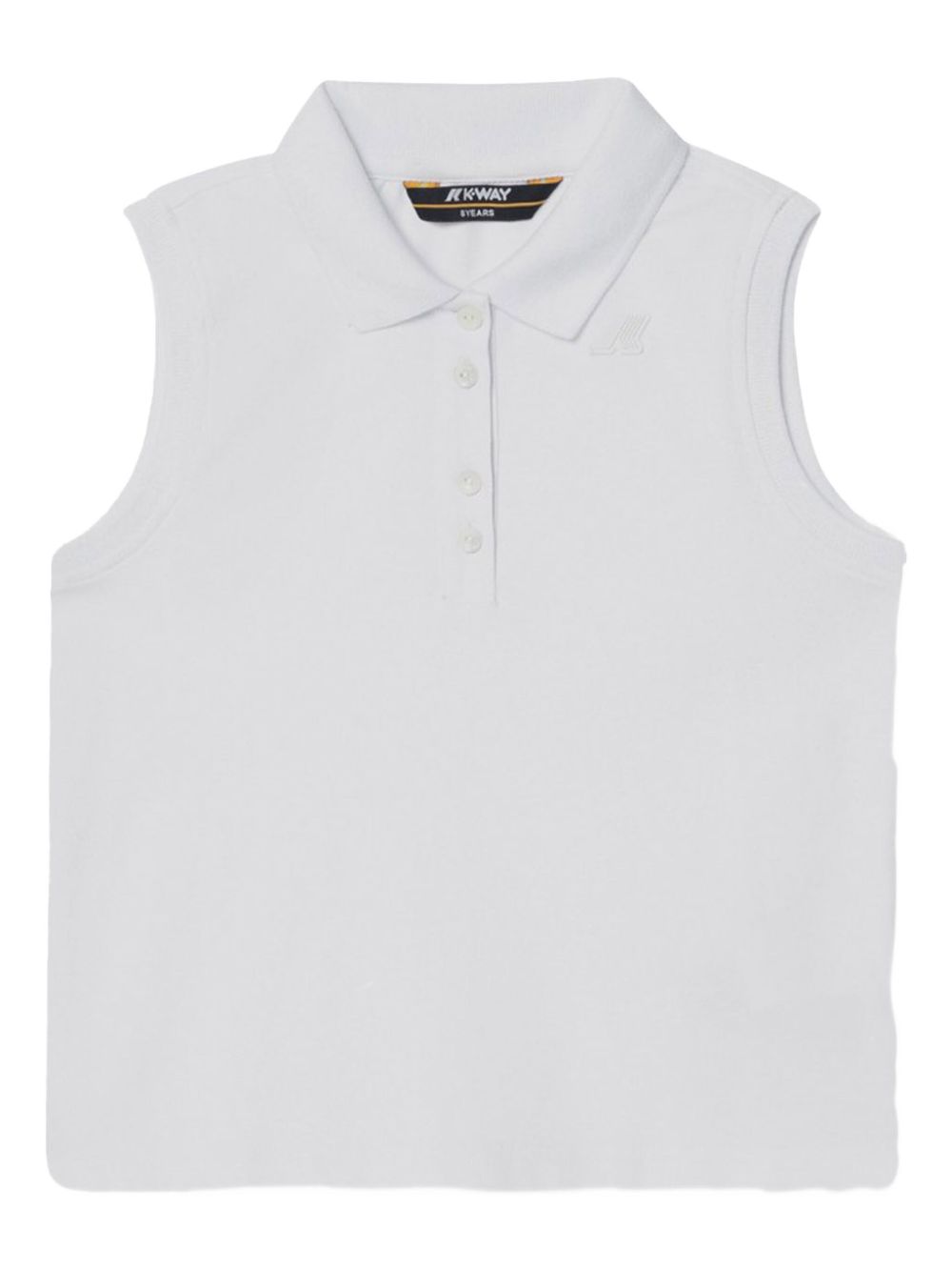 Polo bianca giro maniche K61414W 001 K-WAY KIDS