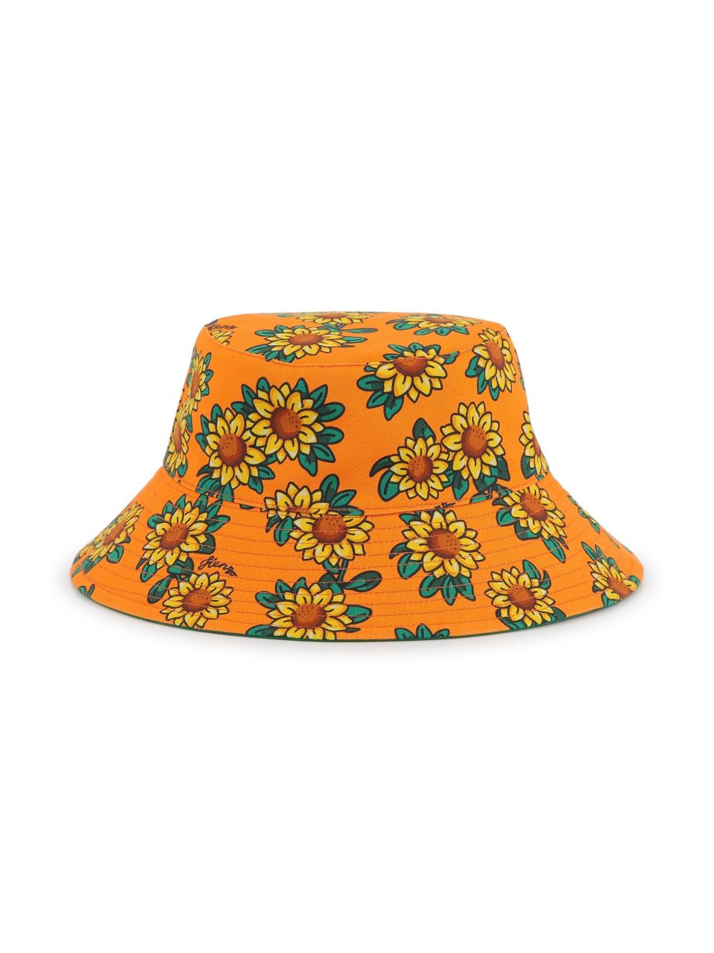 Cappello pescatore fantasia girasoli reversibile K60885 674 KENZO KIDS