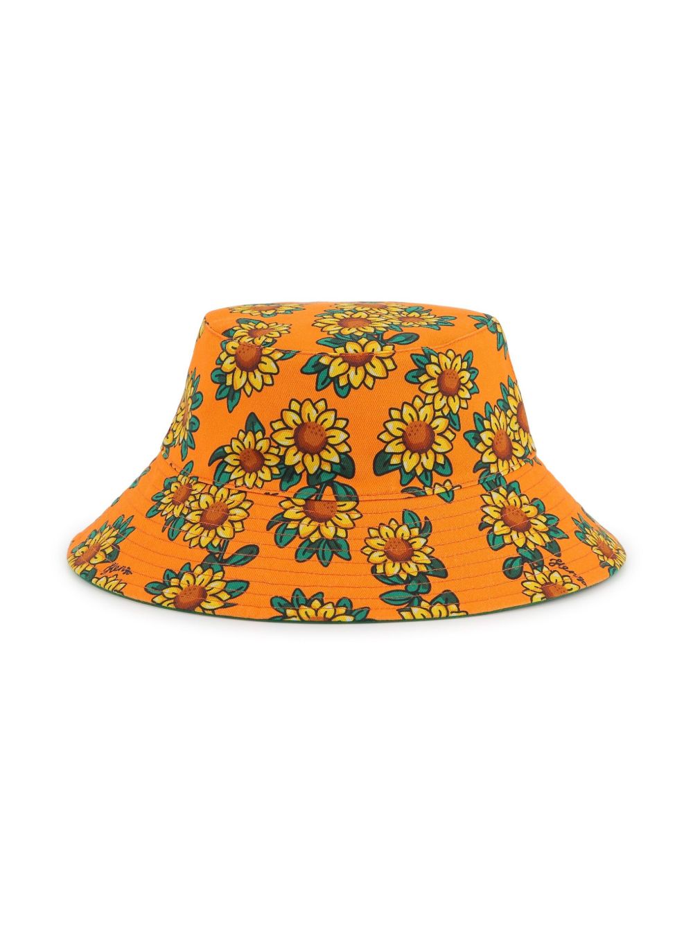 Cappello pescatore fantasia girasoli reversibile K60885 674 KENZO KIDS