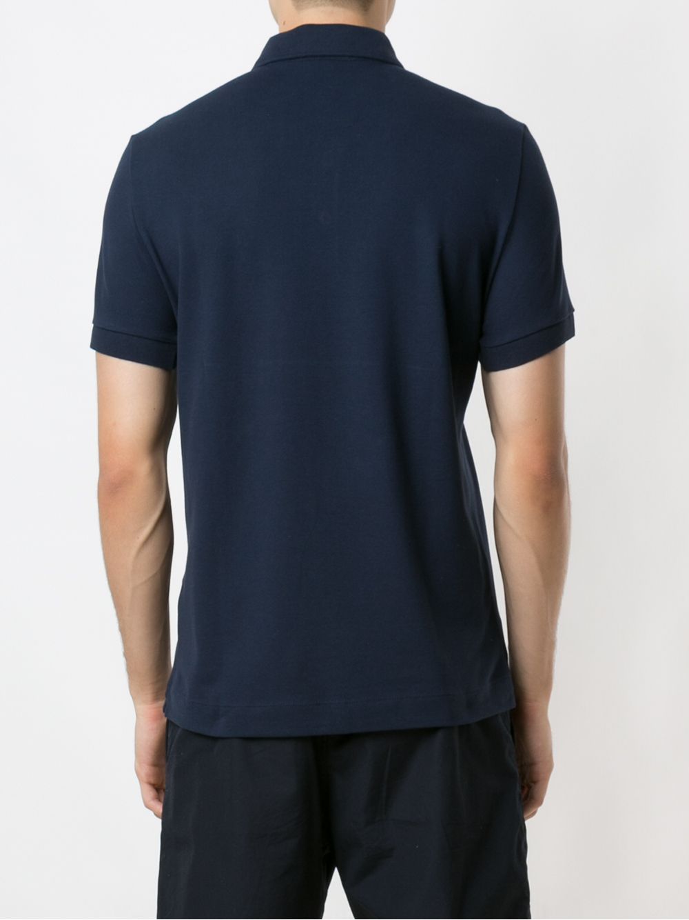 Polo blu notte logo ricamo tono su tono PH5522 166 LACOSTE