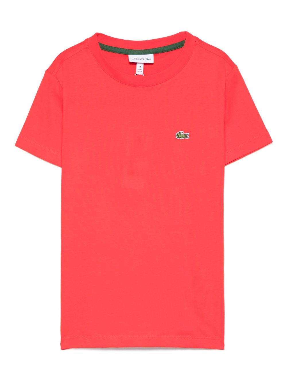 T-shirt rossa mini logo ricamo TJ1122 ZBG LACOSTE KIDS