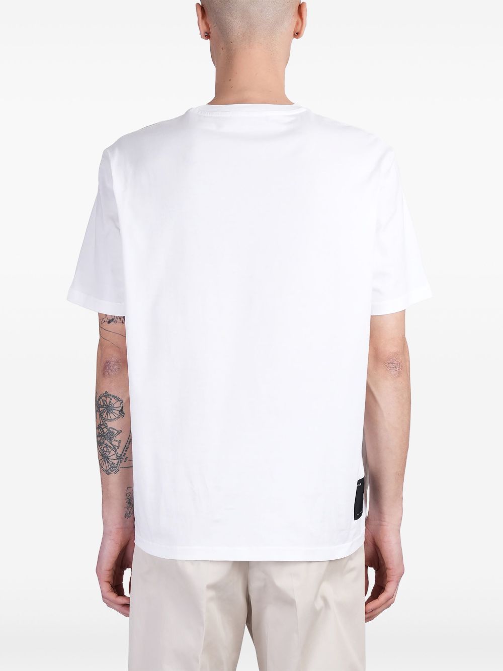 T-shirt B240 bianca basic oversize L1TSS256549 A001 LOW BRAND
