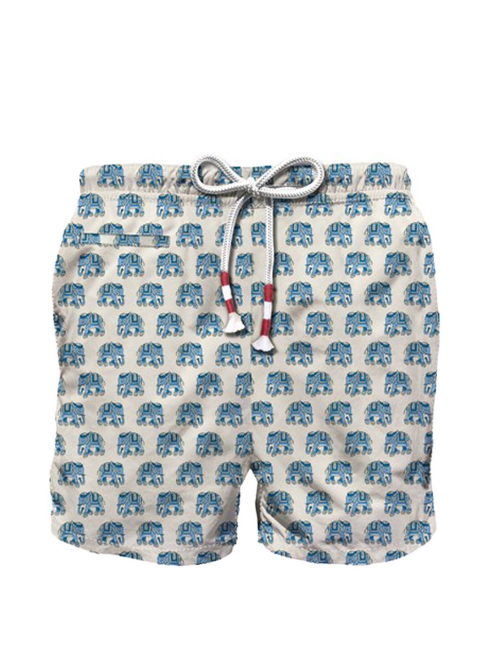 Costume caprese panna fantasia elefanti CAP0001 01054H MC2 SAINT BARTH