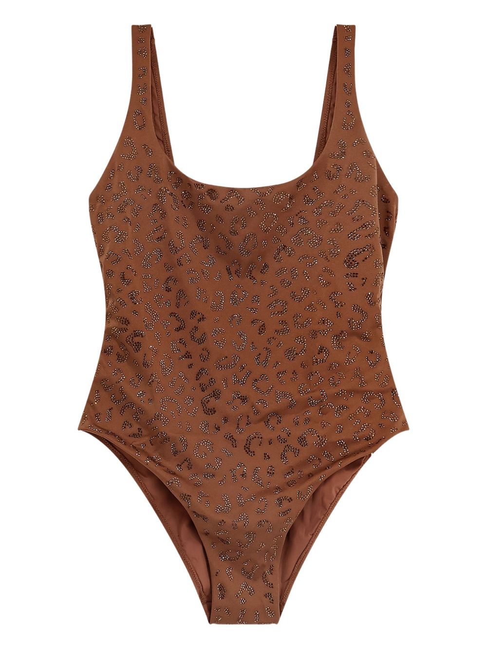 <BR/>Lora costume intero con decorazione in strass leo LOR0001 00352H MC2 SAINT BARTH