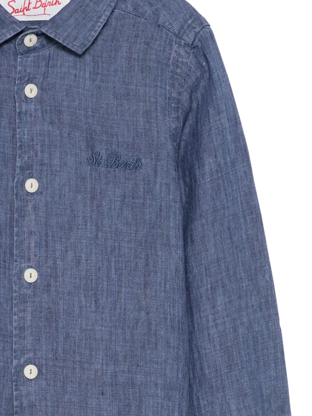 Camicia agnes effetto denim AGN0001 00314H MC2 SAINT BARTH KIDS