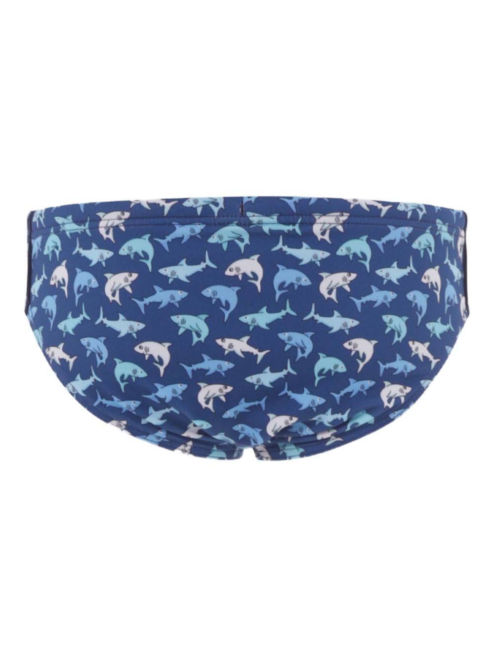 Costume slip blu con fantasia squali BIL0001 01818H MC2 SAINT BARTH KIDS