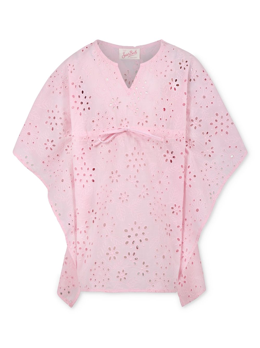 Copricostume Kate in pizzo san gallo rosa KAT0001 00386H MC2 SAINT BARTH KIDS