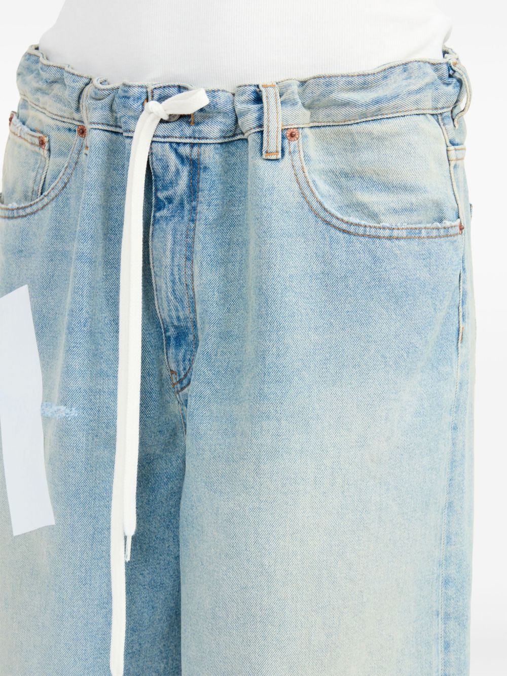 Bermuda denim con strappi S52MU0126M30019 964 MM6 MAISON MARGIELA
