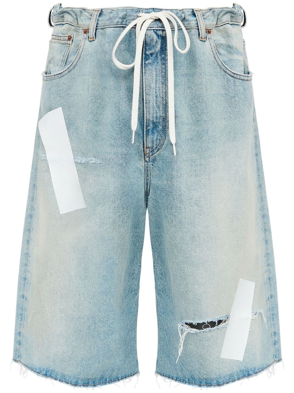 Bermuda denim con strappi S52MU0126M30019 964 MM6 MAISON MARGIELA
