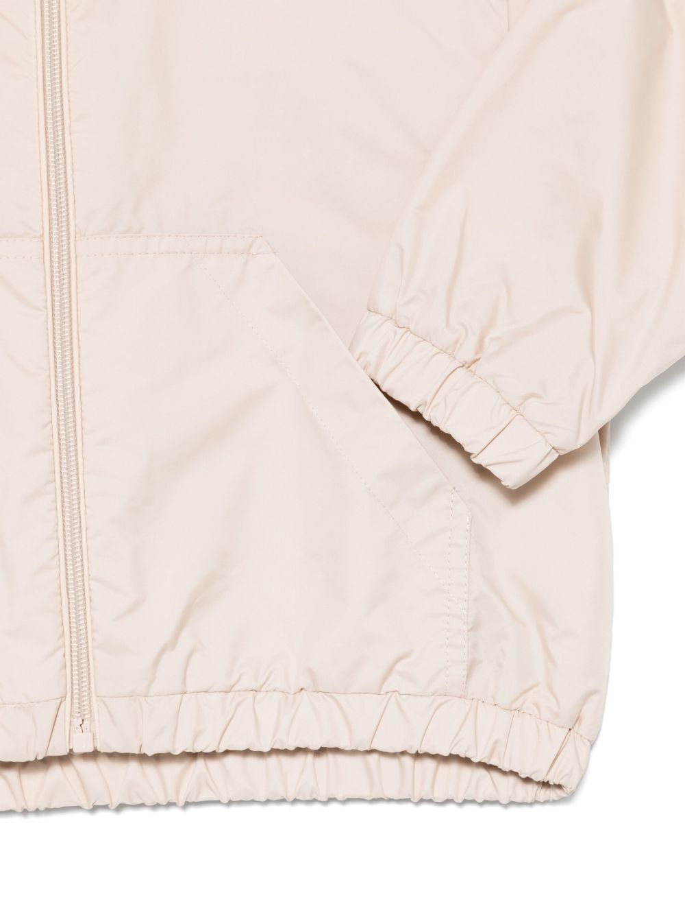 Giubbino saira beige logo retro 9541A0008053A5E 21G MONCLER KIDS