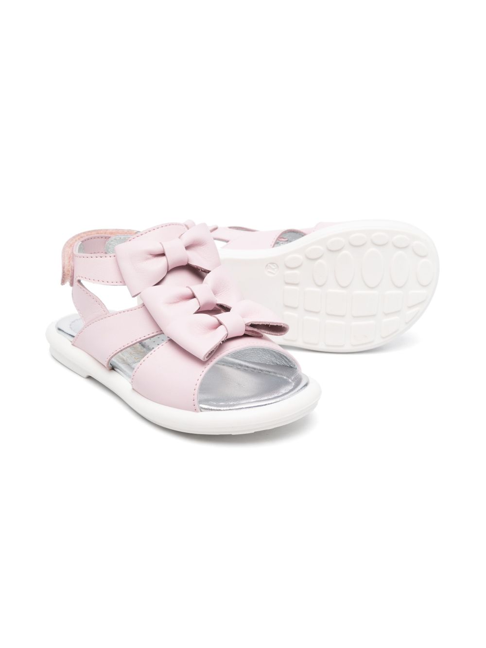Sandalo rosa triplo fiocchetto 83E0155743 0090 MONNALISA KIDS