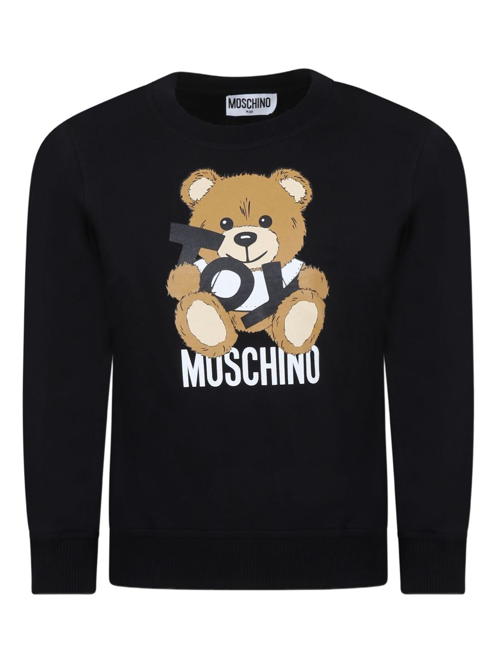 Felpa blu Teddy Toy HUF08VLCA19 60100 MOSCHINO KIDS