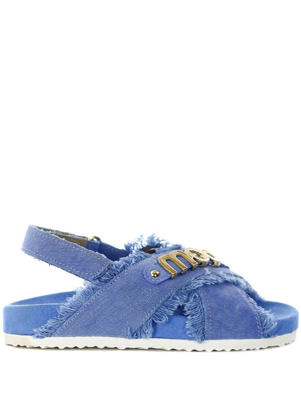 Bio sandal kid recycled canvas azzurro MUSK631002K RWA MOU KIDS