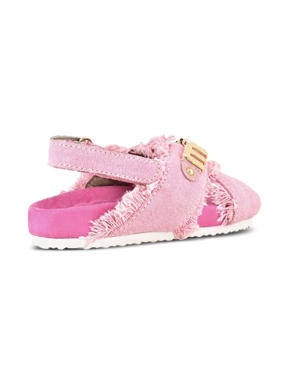 Bio sandal kid recycled canvas rosa MUSK631002K RWF MOU KIDS